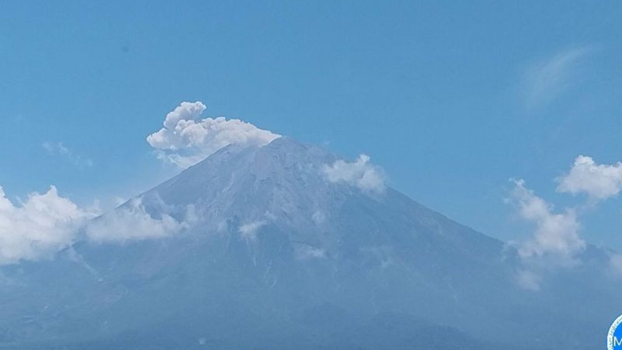 Gunung Semeru Erupsi empat kali pada Minggu, memuntahkan kolom abu setinggi 500 meter. Status Waspada Level II masih berlaku, begini imbauan PVMBG untuk warga sekitar.