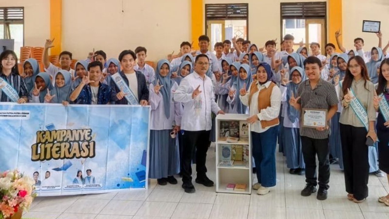 Ikatan Putra Putri Literasi Sulut menggelar Kampanye Literasi Sulut di MAN Model 1 Manado, membekali siswa dengan semangat membaca dan menulis demi membentuk generasi emas 2045. Apa saja yang mereka dapatkan?