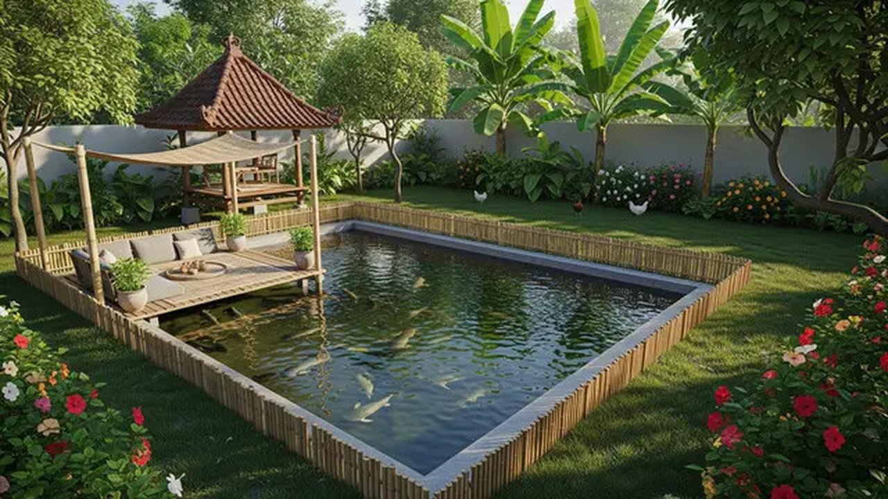 Model Kolam Ikan untuk Ternak Lele