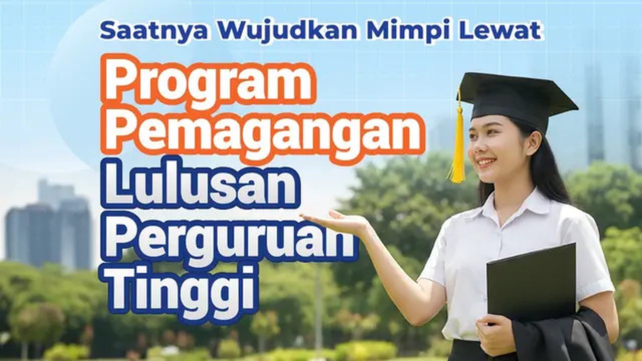 Kementerian Ketenagakerjaan (Kemnaker) memperpanjang masa pendaftaran bagi perusahaan yang ingin mengikuti program pemagangan lulusan baru atau fresh graduate Perguruan Tinggi. (Dok. Kemnaker