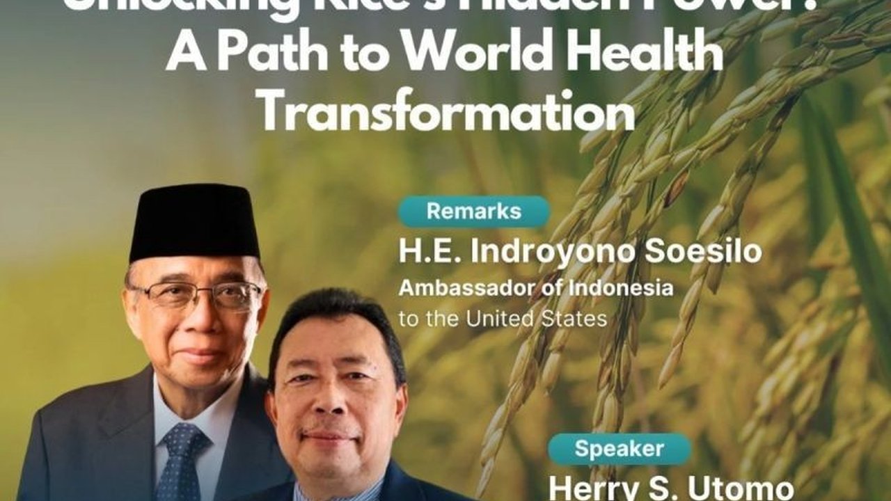 Duta Besar RI untuk AS menyoroti riset beras inovatif berprotein tinggi dan rendah glikemik sebagai solusi tantangan kesehatan global, sekaligus wujud diplomasi ilmiah Indonesia.