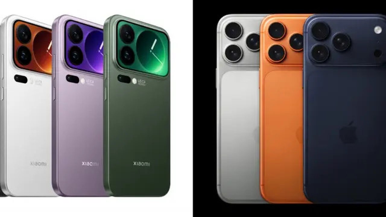 Xiaomi 17 Pro Max vs iPhone 17 Pro Max (mi.com - apple.com)