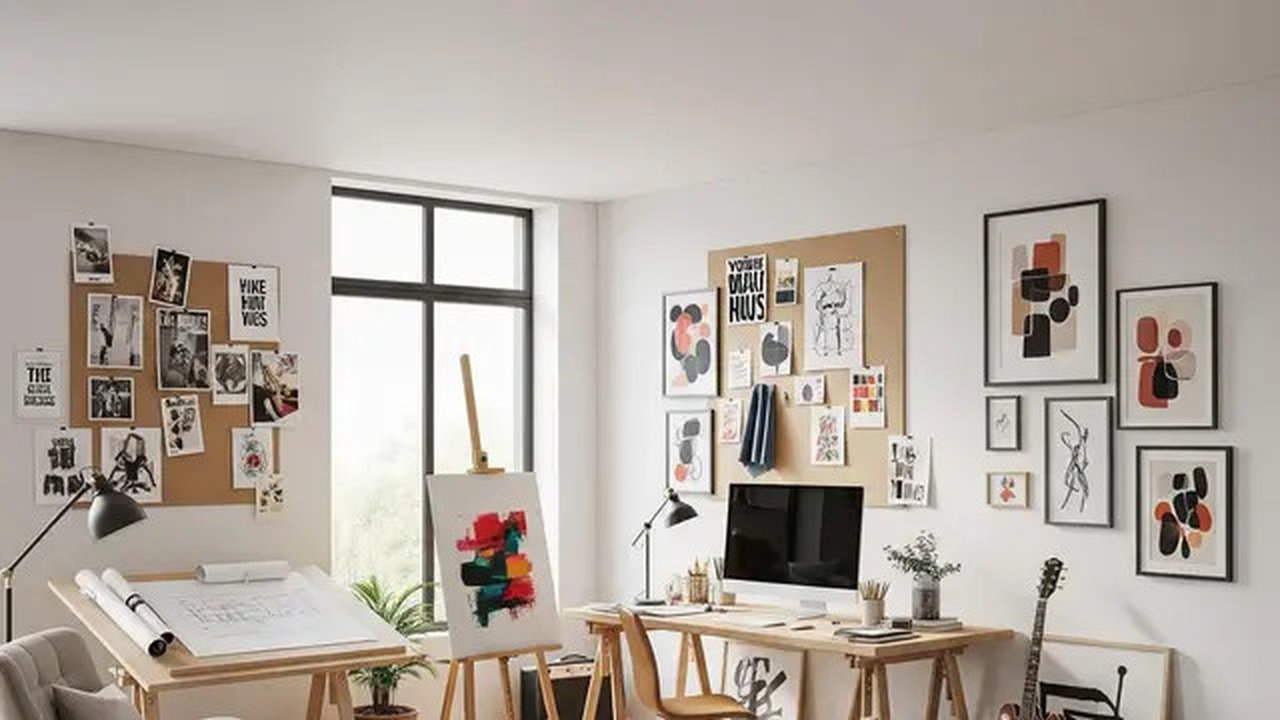 Desain Rumah Mezzanine Modern dengan Workspace Cozy di Atas. Foto: Gemini