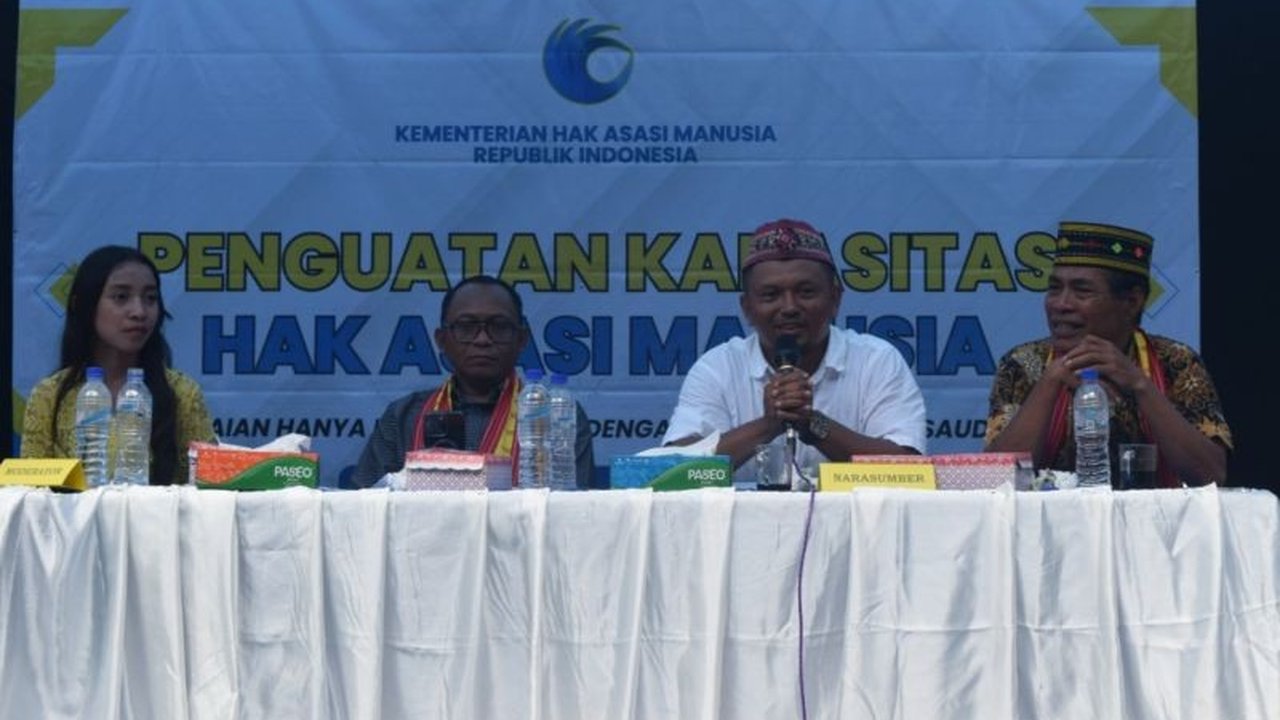 Kementerian HAM (Kemenham) gencar melakukan penguatan kapasitas HAM bagi pelajar SMA di Manggarai Timur. Langkah strategis ini bertujuan membentuk generasi emas yang berkarakter dan berlandaskan HAM.