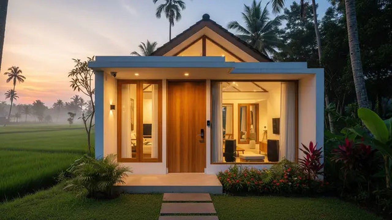 Model Rumah Kecil Bergaya Japandi Mewah Terbaru 2025