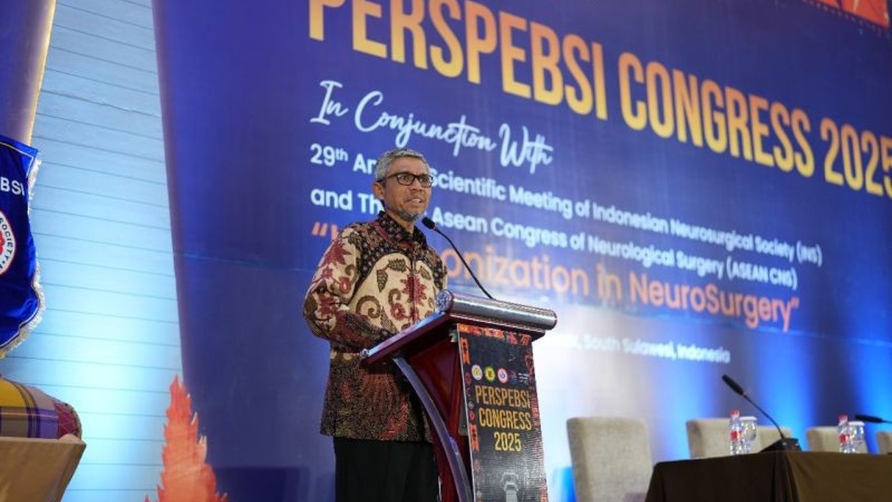 Gubernur Sulsel Andi Sudirman Sulaiman menegaskan pentingnya Muktamar PERSEBSI untuk memperkuat kolaborasi bedah saraf dan meningkatkan layanan kesehatan publik di Indonesia.