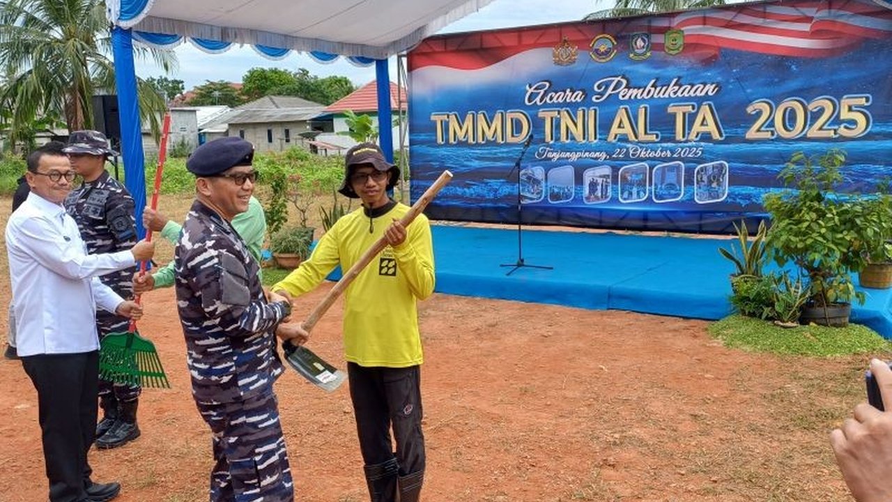 TMMD TNI AL 2025 Koarmada I di Kampung Melayu, Tanjungpinang, fokus pada pembangunan fisik dan nonfisik. Simak bagaimana program ini perkokoh kemanunggalan TNI-Rakyat!