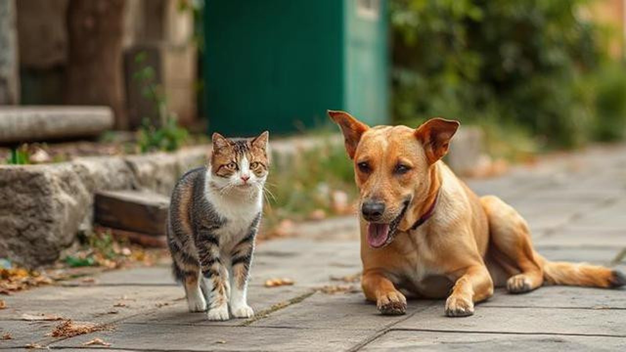 5 Dampak Negatif Konsumsi Daging Anjing dan Kucing. Foto dibuat oleh AI.