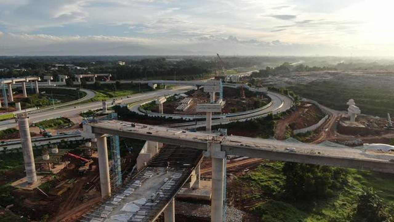 Proyek Jalan Tol Jakarta-Cikampek II Selatan terdiri dari tiga paket pekerjaan utama. (Foto: Jasa Marga)
