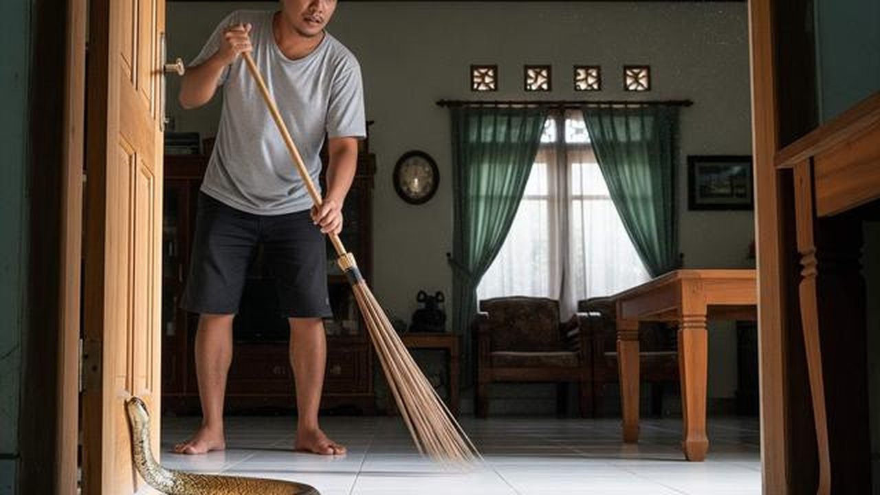 Kesalahan Umum Saat Mengusir Ular. Foto: Gemini