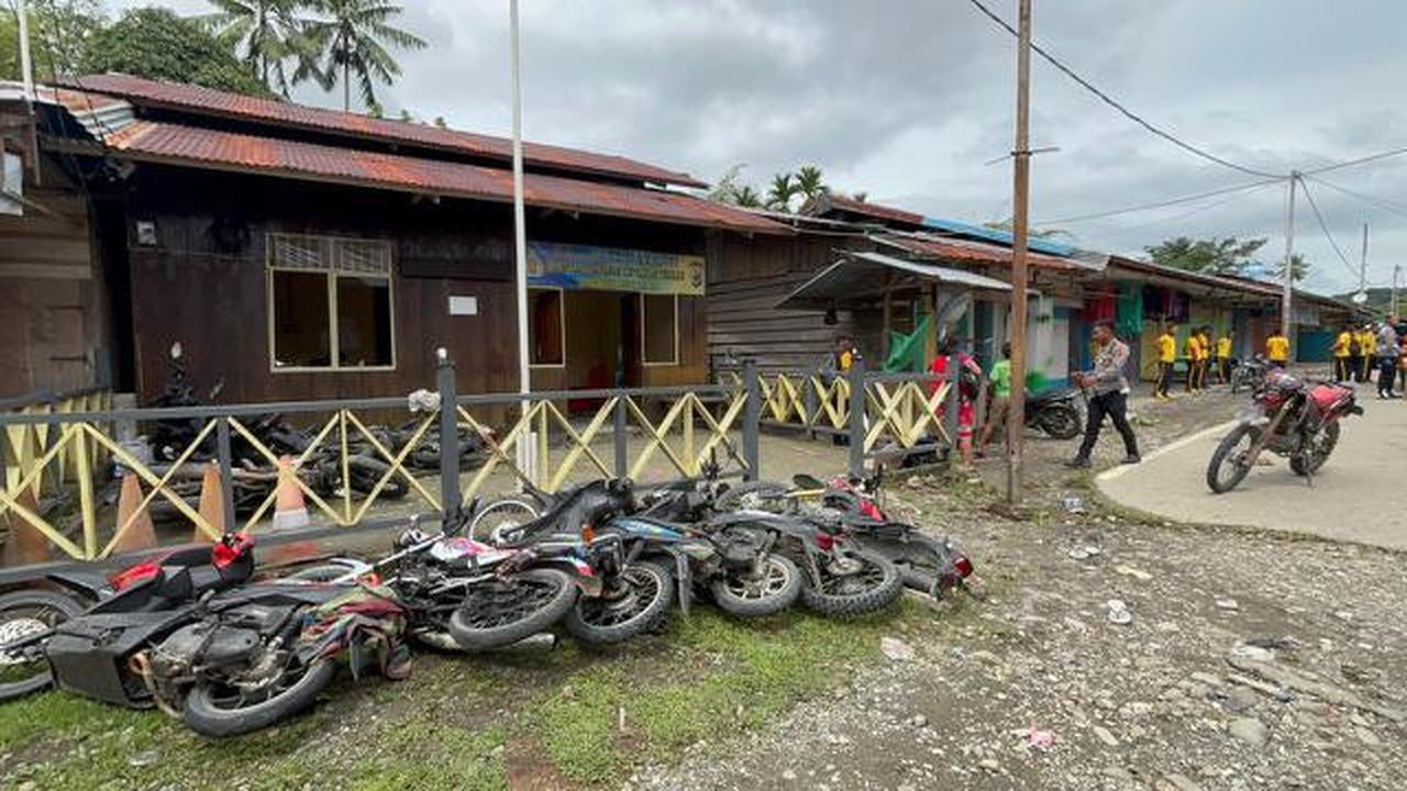 Kantor SPKT Polres Mamberamo Raya Dirusak (Foto: Dok. Polda Papua)