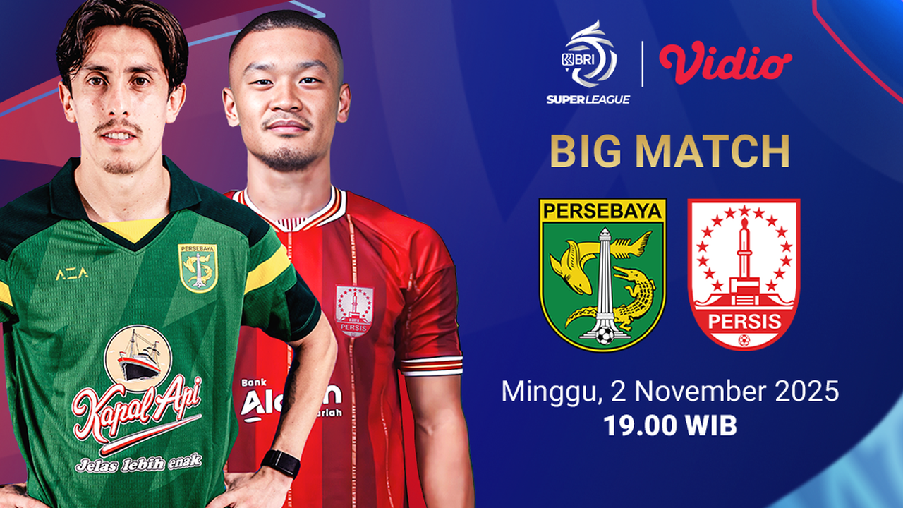 Nonton BRI Super League 2025/26: Persebaya vs Persis Solo Tayang Eksklusif di Vidio
