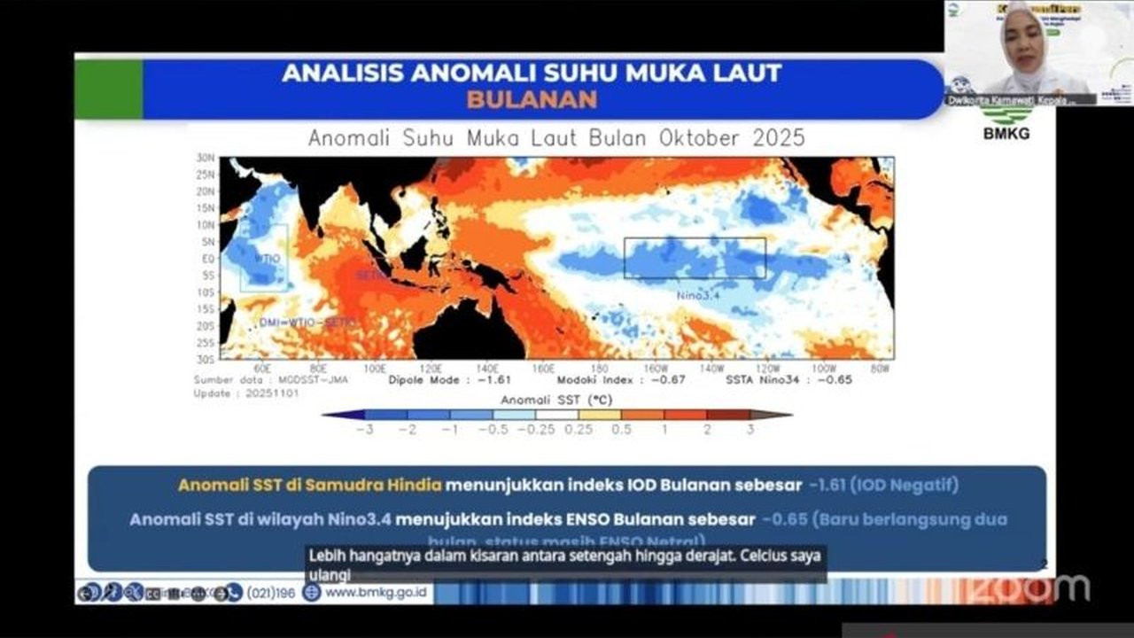 BMKG mengungkapkan dua pemicu utama di balik potensi hujan ekstrem di Indonesia: suhu muka laut yang menghangat dan aktifnya monsun Asia. Waspada bencana hidrometeorologi!