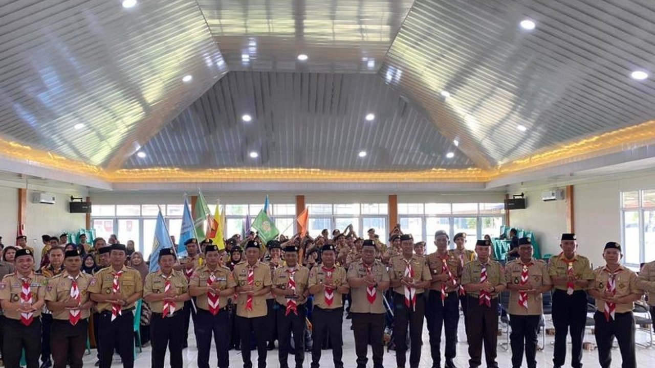 Kontingen Pramuka Kabupaten Gorontalo dengan 52 Penegak dan Pandega terbaik siap berlaga di Peran Saka Nasional 2025, sekaligus menjadi duta tuan rumah yang ramah.