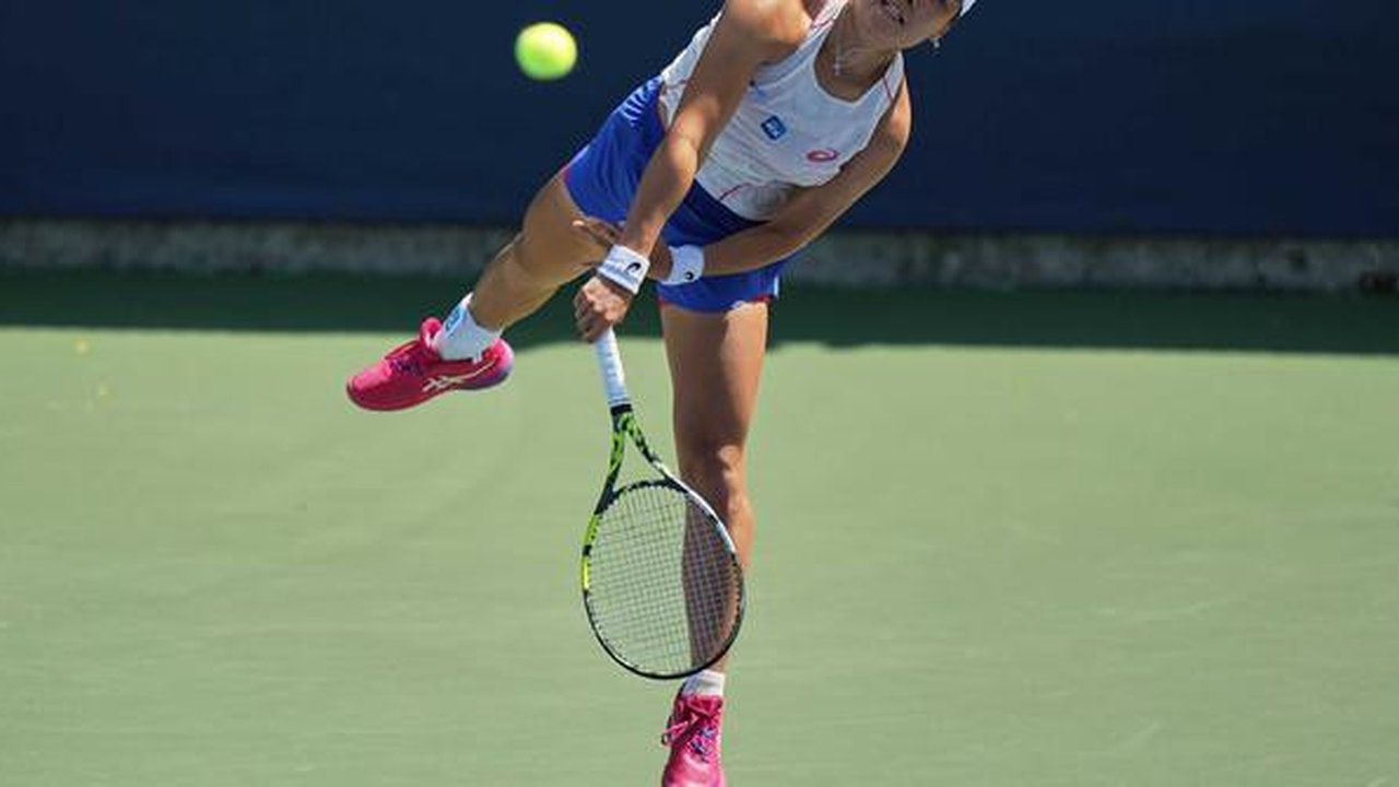 Petenis Indonesia, Janice Tjen (AP Photo/Frank Franklin II)