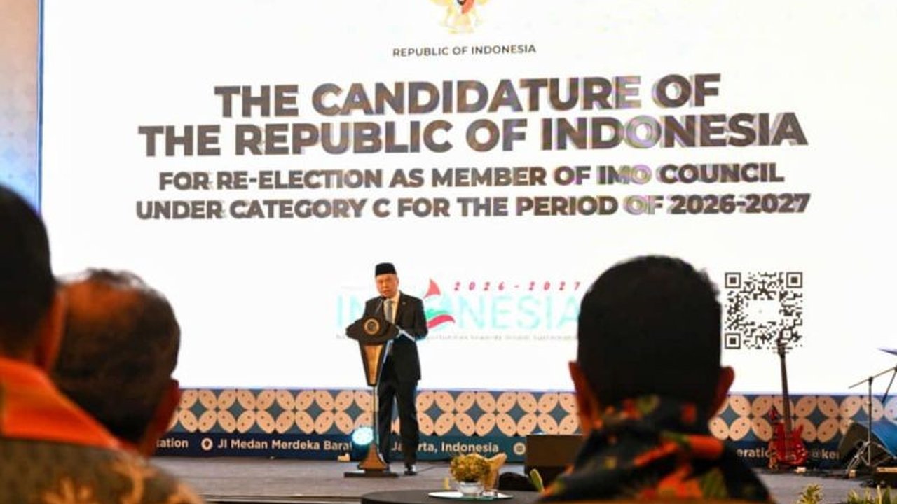 Menteri Perhubungan Dudy Purwagandhi menegaskan Komitmen Maritim Indonesia dalam menjaga ketahanan dan perlindungan laut, serta peran aktif di IMO demi maritim global yang aman dan berkelanjutan.