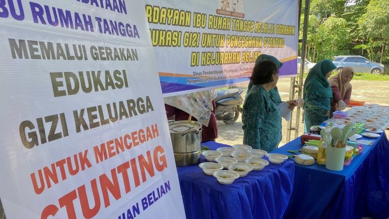 DP3AP2KB Batam memperkenalkan menu sehat inovatif bagi balita usia 12-23 bulan. Upaya ini dilakukan untuk meningkatkan gizi anak serta mencegah stunting di Batam.