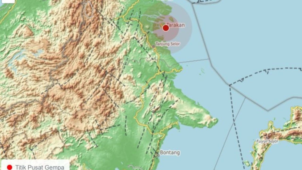Gempa Bumi Tarakan dengan magnitudo 4,4 mengguncang Kalimantan Utara pada Sabtu sore. Pusat gempa dangkal ini berada di tenggara kota, menyebabkan kewaspadaan warga.