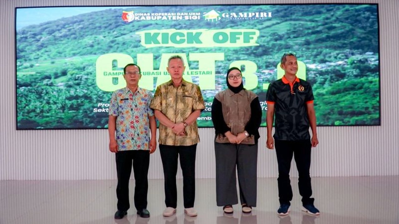 Pemerintah Kabupaten Sigi menggandeng komunitas Gampiri Interaksi Lestari untuk mempercepat pembangunan daerah. Kolaborasi Pemkab Sigi Gampiri ini fokus pada inovasi berbasis potensi lokal dan penguatan UMKM.