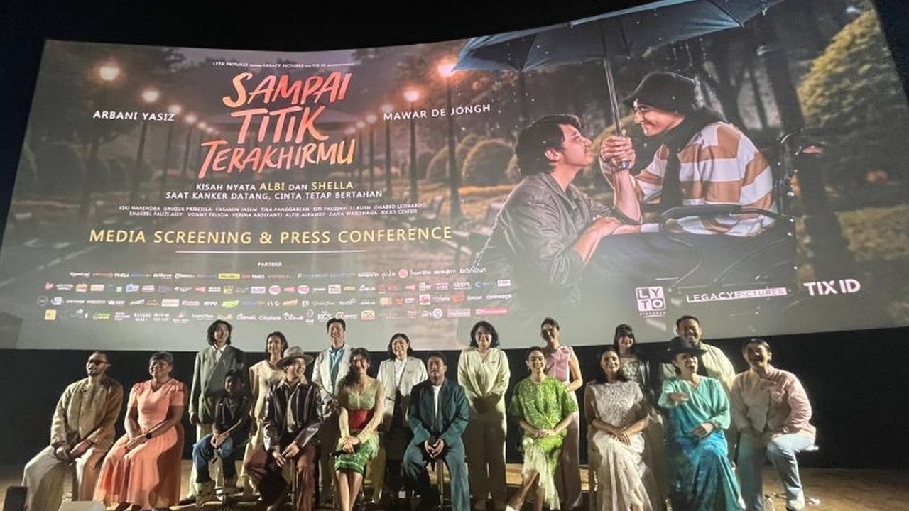 Film Sampai Titik Terakhirmu akan segera tayang, menyajikan kisah nyata perjuangan cinta Albi dan Shella melawan kanker ovarium yang menyentuh hati.