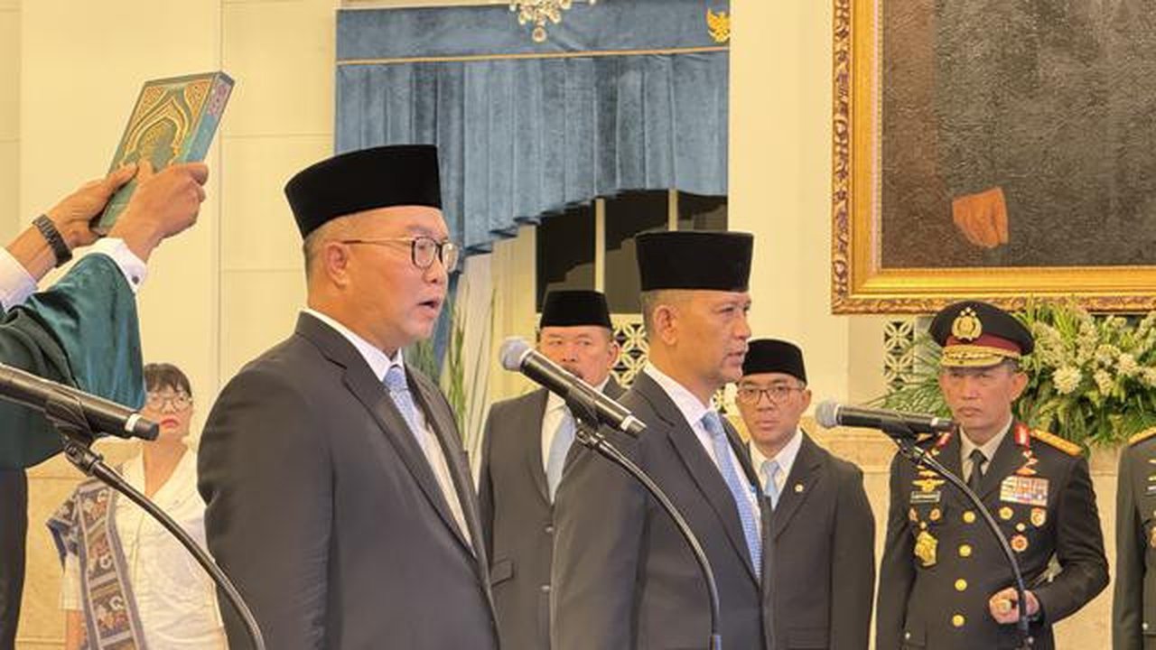 Pelantikan Kepala dan Wakil Kepala BRIN (Foto: Lizsa Egeham/Liputan6.com)