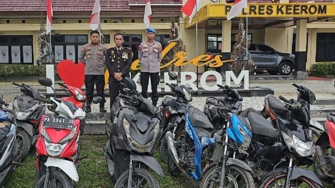 Polres Keerom berhasil menyita 22 unit sepeda motor bodong selama pelaksanaan Operasi Sikat Cartenz II, enam di antaranya telah dikembalikan kepada pemilik sah.