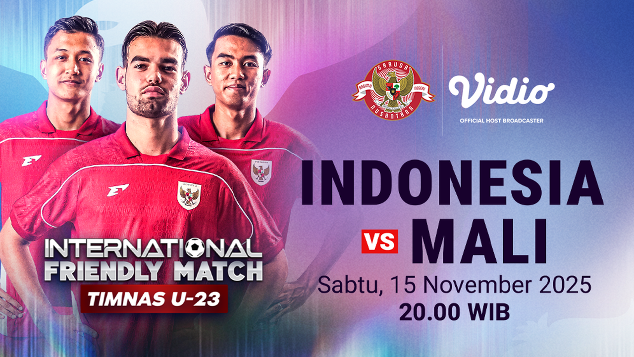 Nonton Timnas Indonesia U-23 vs U-23 Mali, Friendly Match Eksklusif di Vidio