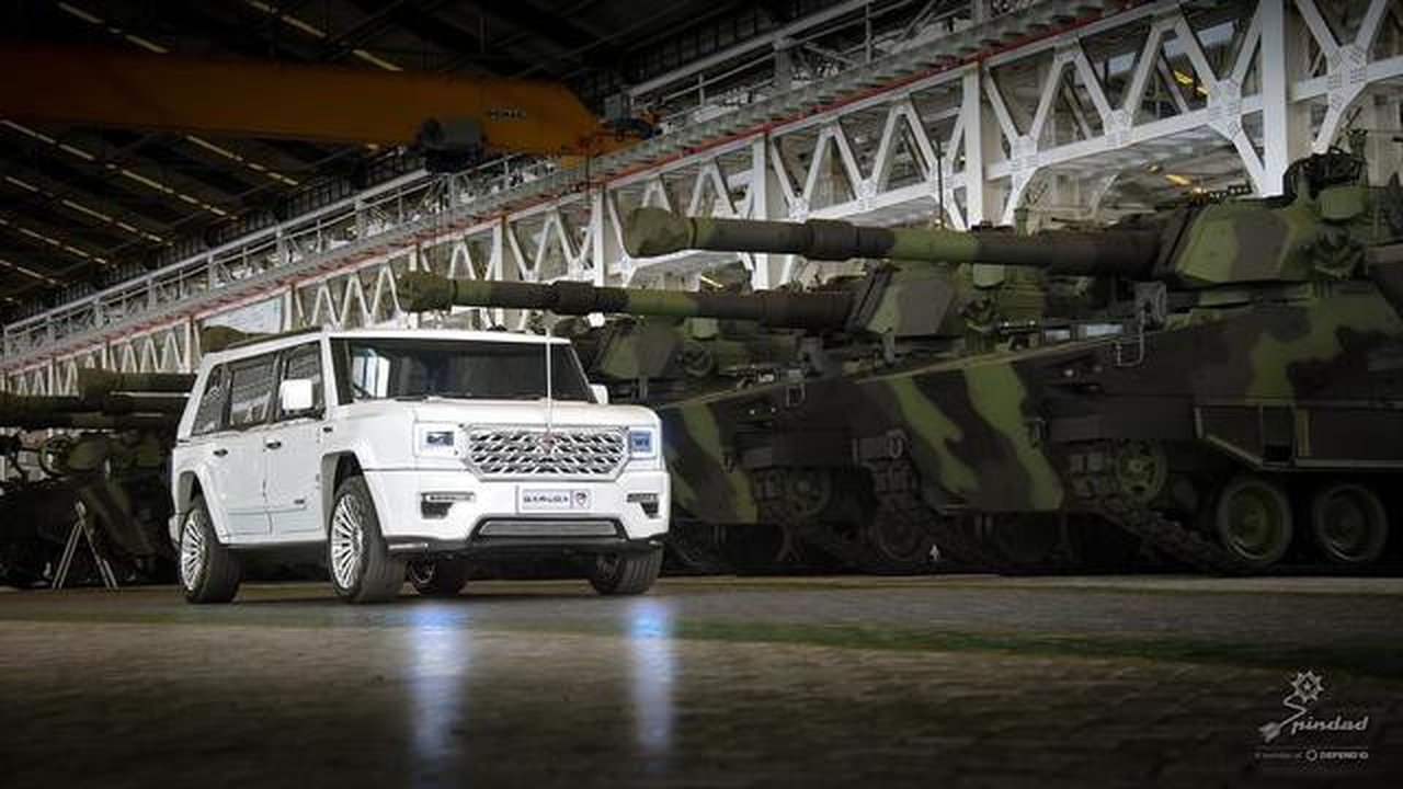 PT Pindad memperkenalkan MV3 Garuda Limousine, kendaraan khusus antipeluru khusus untuk Presiden Prabowo (dok: Pindad)