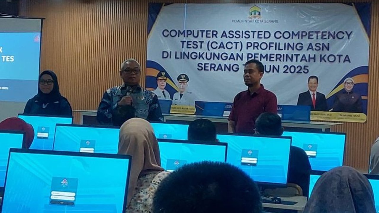 Kota Serang ditunjuk sebagai percontohan awal pelaksanaan Tes Kompetensi ASN (CACT Pro ASN) di Banten, menandai dimulainya pemetaan profil ASN yang krusial untuk manajemen talenta.