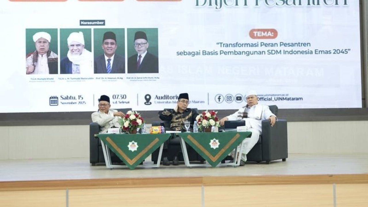 UIN Mataram berkomitmen menjadi pusat studi pesantren dan riset manuskrip Nusantara, didukung peresmian Pustunastren dan rencana Ditjen Pesantren.