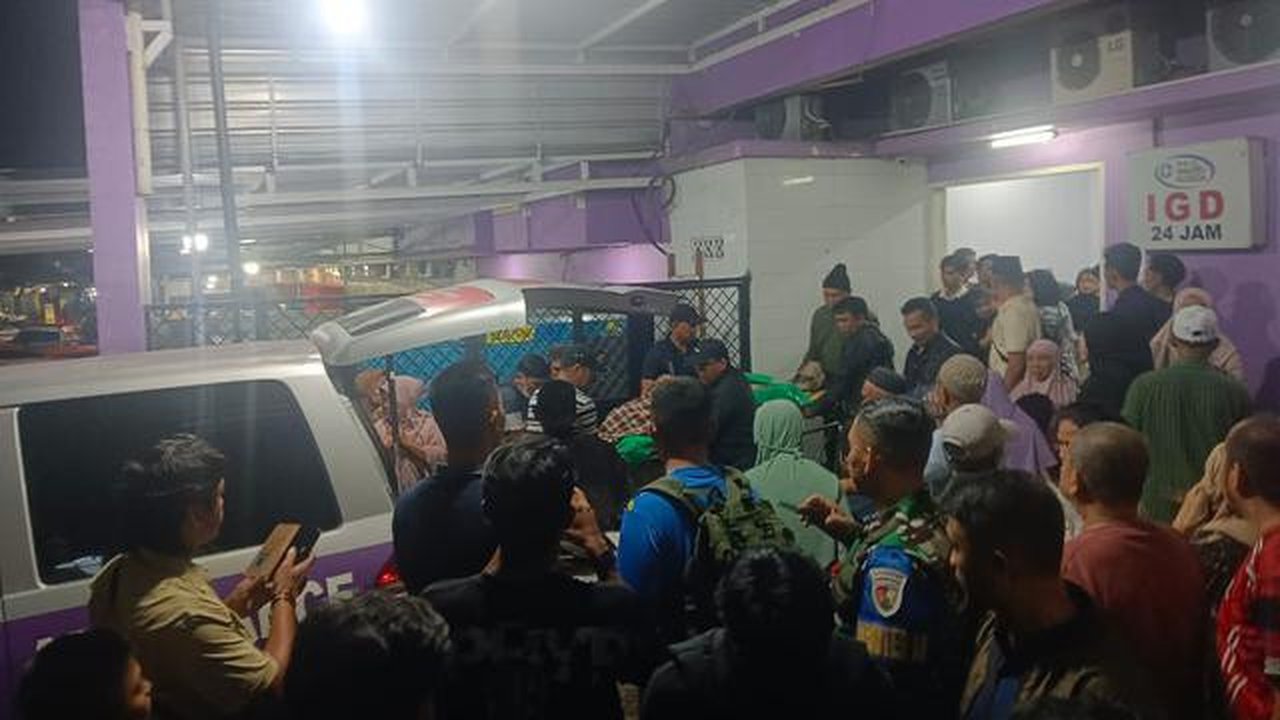 Anggota TNI AU di Makassar tikam seorang pria. (Liputan6.com/Fauzan)