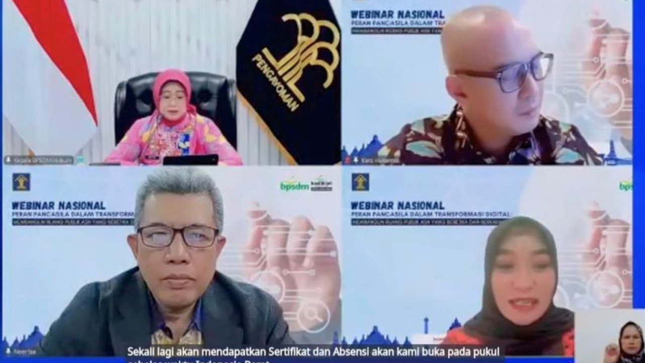 BPSDM Hukum Kemenkum tegaskan Pancasila bukan sekadar simbol, tapi fondasi utama transformasi digital. Bagaimana nilai luhur ini membentuk ASN beretika menuju Indonesia Emas 2045?