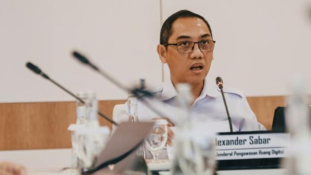 Direktur Jenderal Pengawasan Ruang Digital, Alexander Sabar. (Doc: Komdigi)