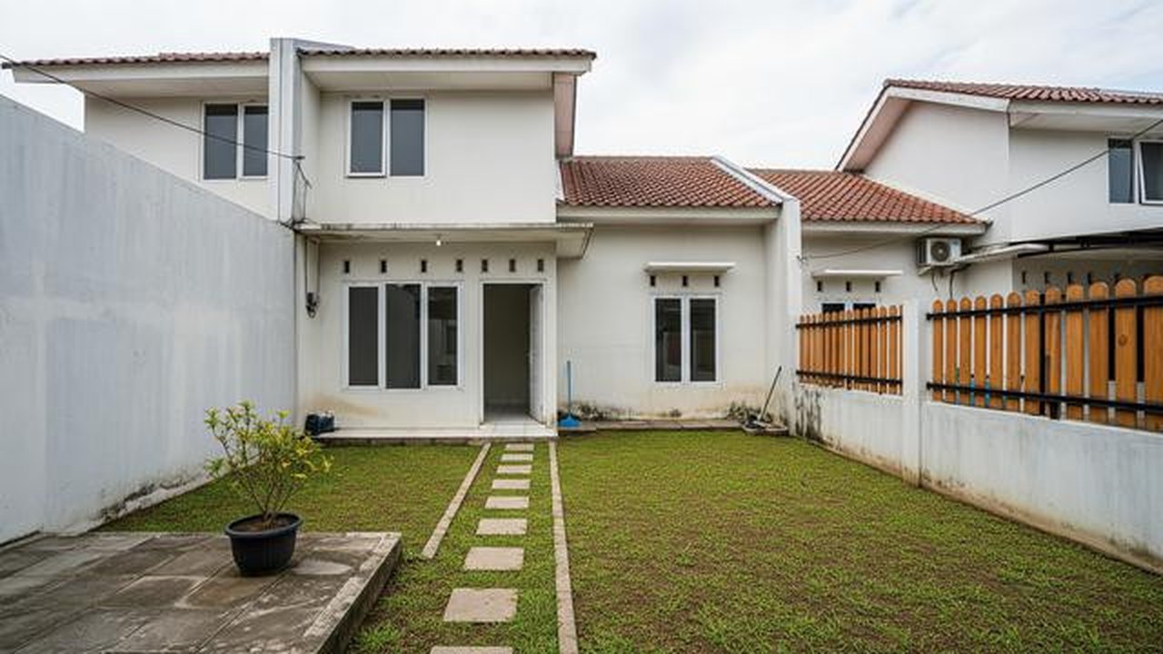 Trik Mendesain Rumah Kecil agar Tetap Punya Ruang Hijau di Belakang/ Ilustrasi AI