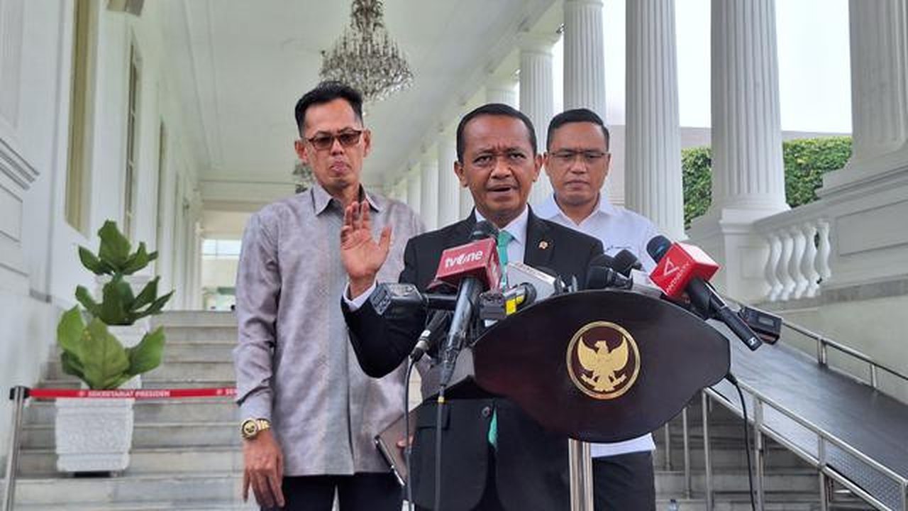 Menteri Energi dan Sumber Daya Mineral (ESDM) Bahlil Lahadalia di Kompleks Istana Kepresidenan Jakarta. (Foto: Liputan6.com/Lizsa Egeham).