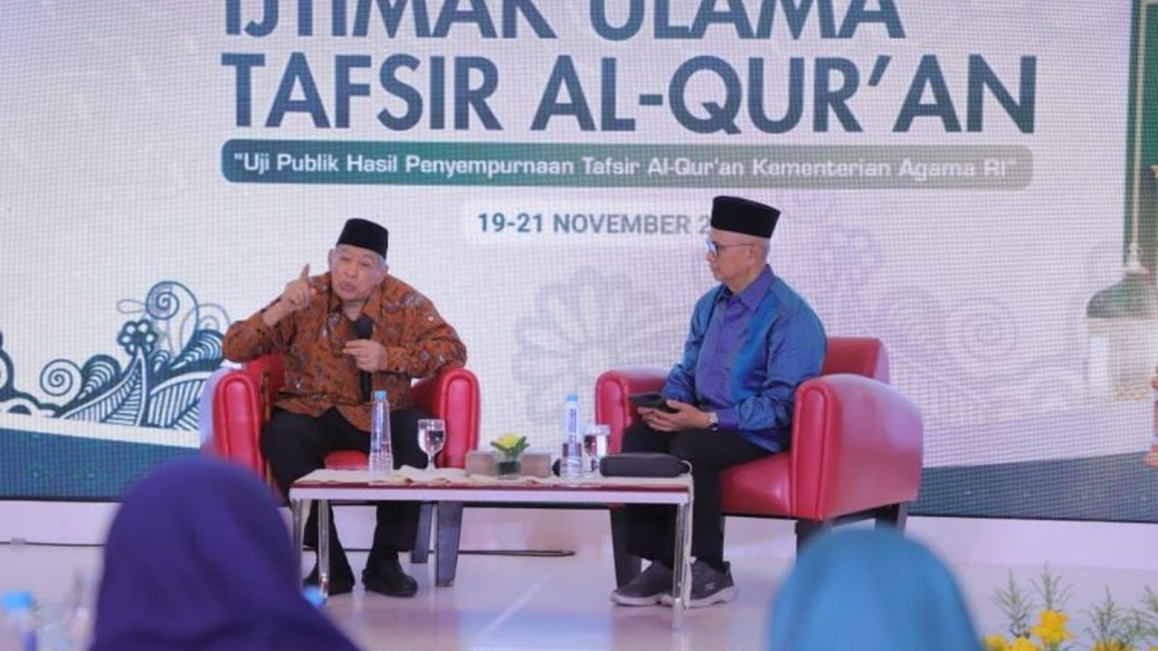 Ijtimak Ulama Tafsir Al Quran yang diinisiasi Kemenag pada 19-21 November 2025 telah merumuskan delapan rekomendasi krusial untuk penyempurnaan Tafsir Al Quran Kemenag.