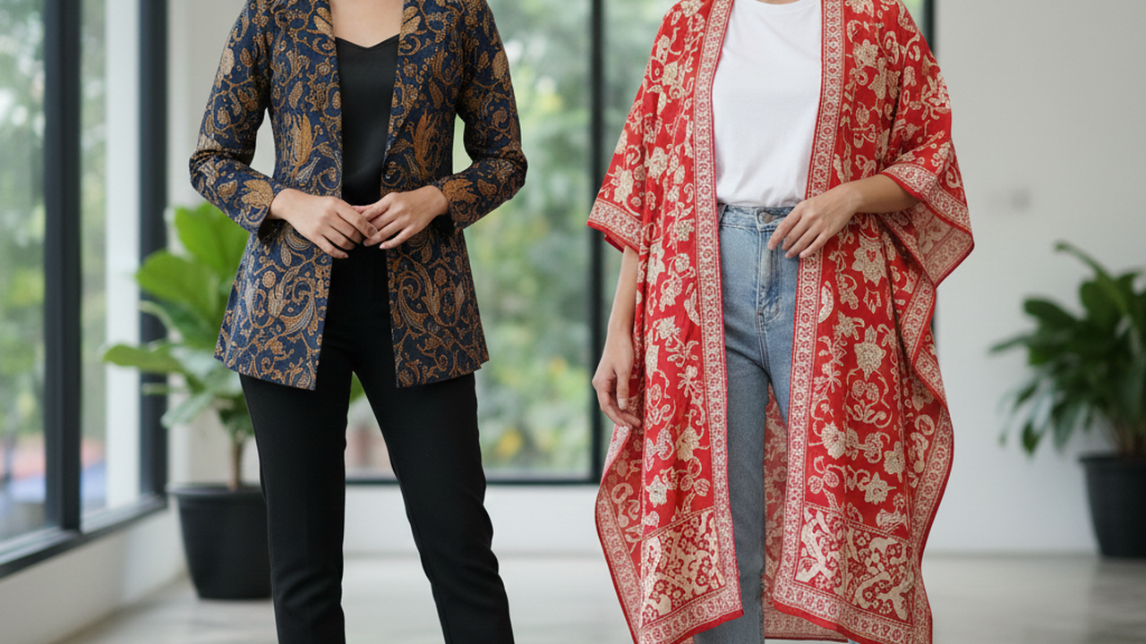 Blazer Batik vs Outer Batik