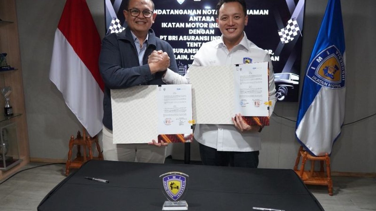 Ikatan Motor Indonesia (IMI) dan BRI Insurance (BRINS) menjalin Kolaborasi IMI BRINS Asuransi Kendaraan, menyediakan proteksi aset serta layanan darurat bagi 82 ribu anggotanya. Inovasi ini menyasar kebutuhan unik pecinta otomotif.