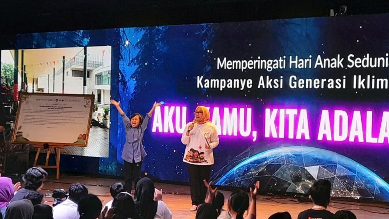 Menteri PPPA Arifah Fauzi mengajak seluruh anak di Indonesia untuk aktif mengambil peran dalam menjaga bumi dan menghadapi krisis iklim, didasari riset yang menunjukkan anak-anak paling rentan terdampak.