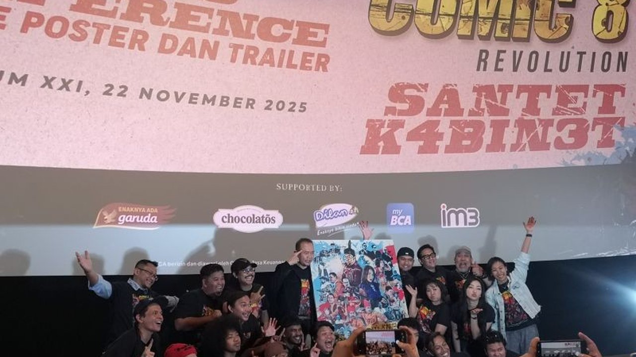 Sekuel yang dinanti, Comic 8 Revolution: Santet k4bin3t, akan tayang 24 Desember 2025, bersiaplah untuk aksi komedi penuh kejutan dengan deretan bintang dan wajah baru!