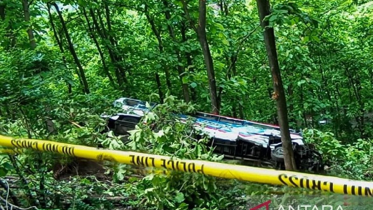 Sebuah bus penumpang mengalami kecelakaan tunggal di jalur Arak-arak Situbondo, terjun ke jurang dan melukai tujuh orang. Polres Situbondo sedang menyelidiki penyebab insiden kecelakaan bus ini.