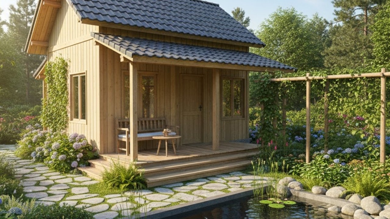 Ilustrasi Rumah Asri