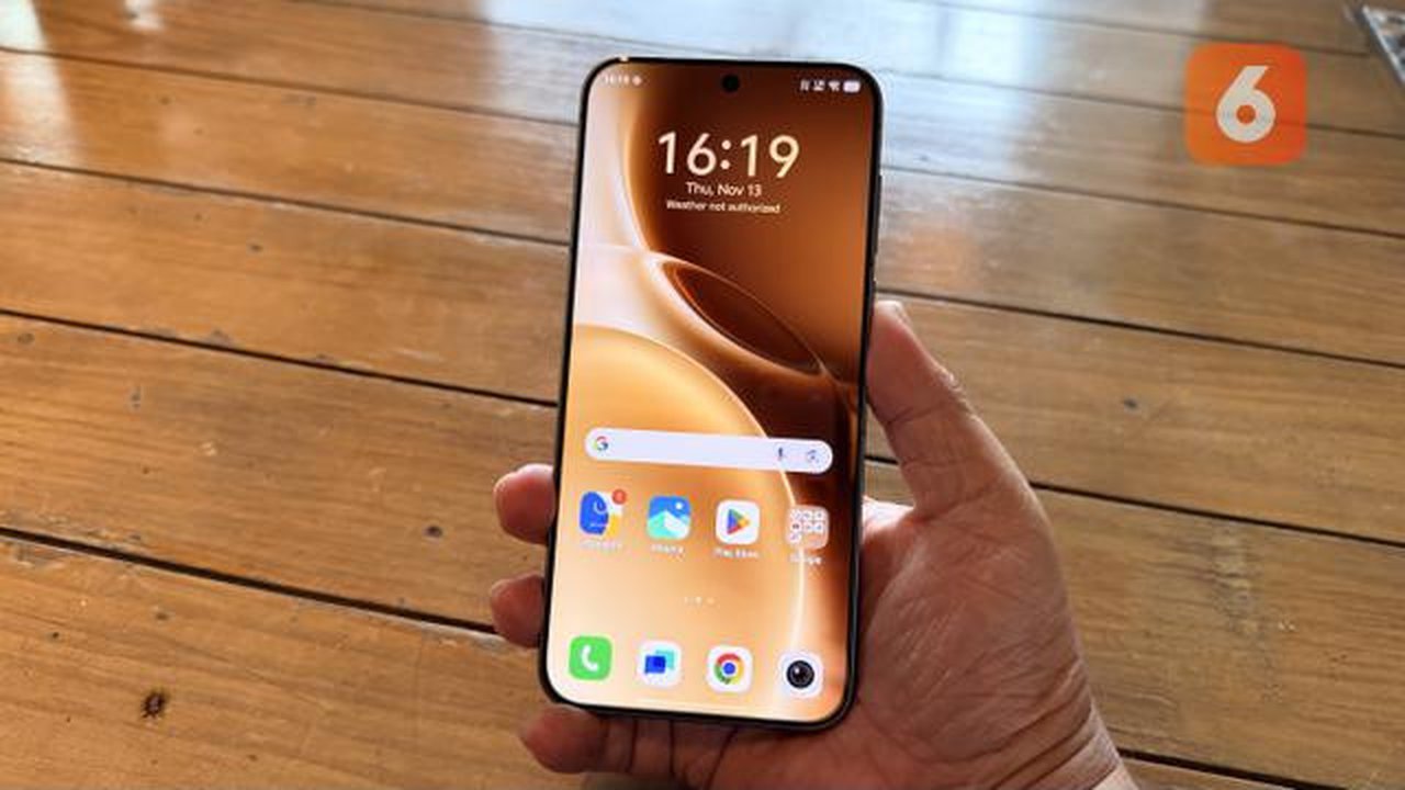 Bodi depan Vivo X300 Pro. (Liputan6.com/ Yuslianson)