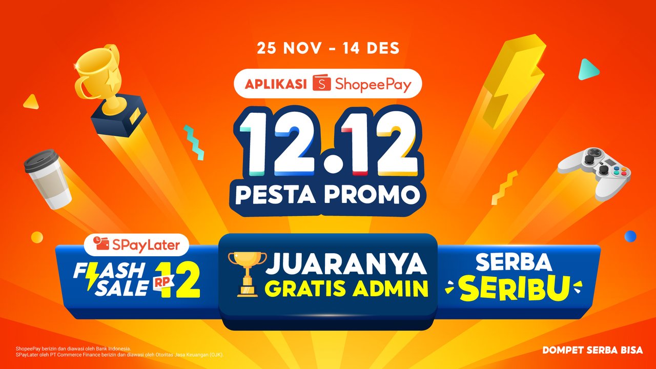 Aplikasi ShopeePay 12.12 Pesta Promo