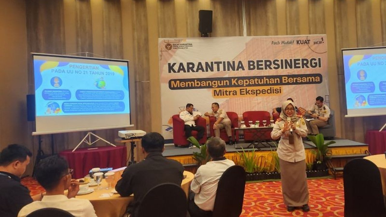 Balai Karantina Hewan Ikan dan Tumbuhan (BKHIT) Sumsel menggandeng 43 jasa ekspedisi untuk perkuat upaya BKHIT Sumsel cegah hama penyakit hewan dan tumbuhan masuk atau keluar wilayah, demi lindungi sumber daya alam hayati.