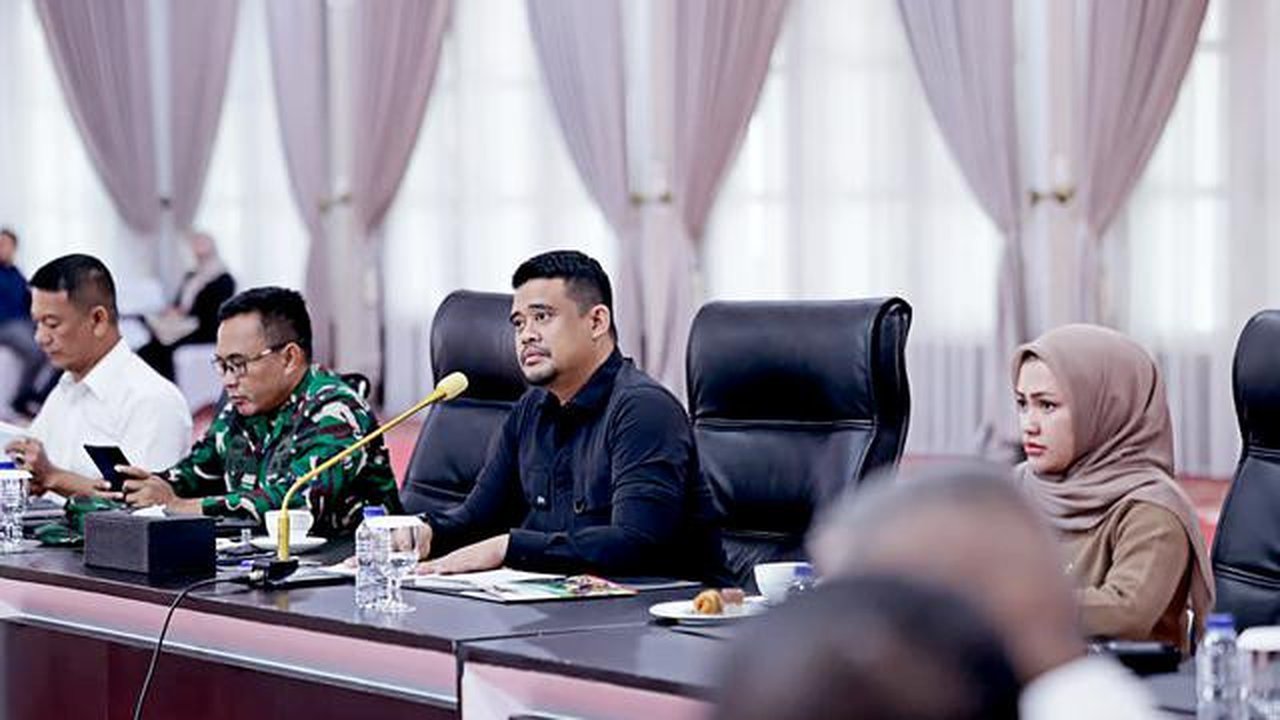 Gubernur Sumut Bobby Nasution. (Liputan6.com/ Reza Efendi)