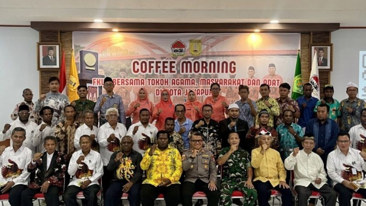 FKUB Jayapura mengajak seluruh elemen masyarakat berkolaborasi menjaga keamanan dan ketertiban demi terciptanya situasi damai serta harmonis di Kota Jayapura.