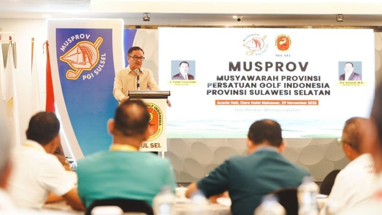Sekretaris Daerah Provinsi Sulawesi Selatan berharap Persatuan Golf Indonesia (PGI) Sulsel menjadi motor penggerak regenerasi atlet muda sekaligus menjadikan olahraga golf sebagai daya tarik wisata, mendorong pembenahan organisasi.
