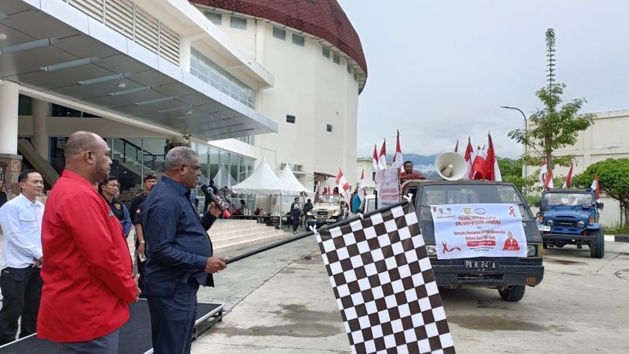 Pemerintah Kota Jayapura aktif mengampanyekan bahaya dan pencegahan HIV/AIDS melalui Pawai Merah Putih, menyikapi 1.200 kasus yang tercatat di Jayapura.