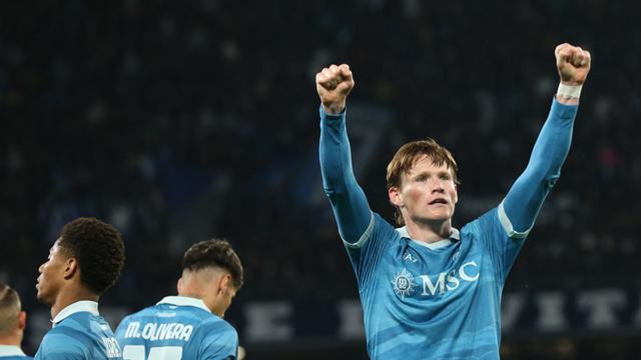Pemain Napoli, Scott McTominay. (CARLO HERMANN / AFP)